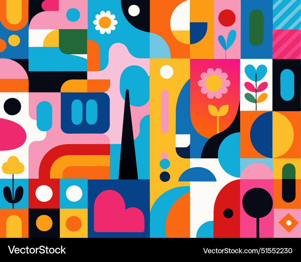 Abstract background with lines and colors vector image