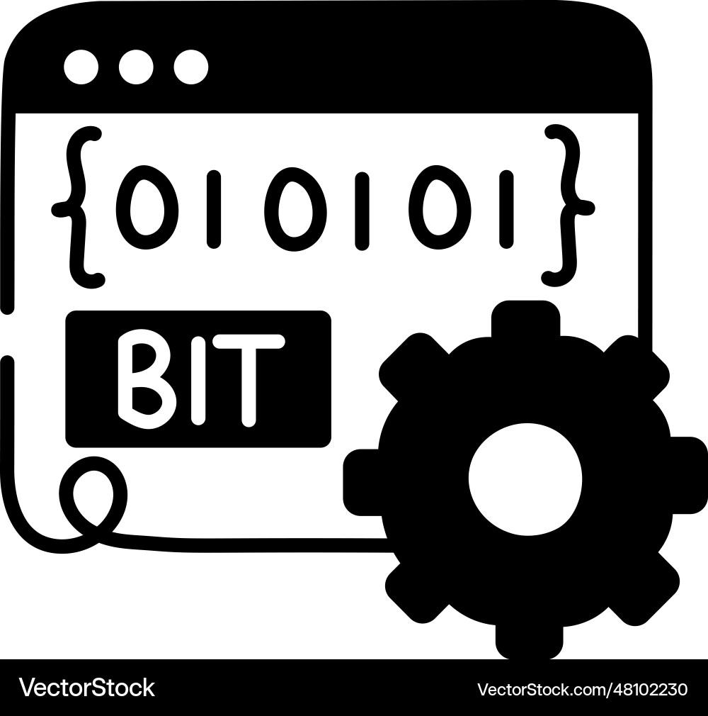Binary bit Vector Image