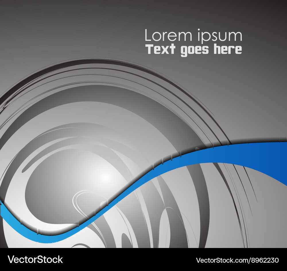 Blue background curve line on space shadow overlap Vector Image