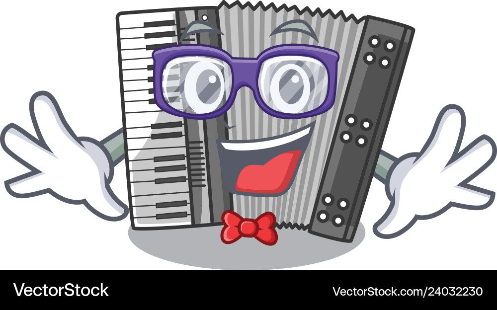 Geek according in the shape character wood vector image