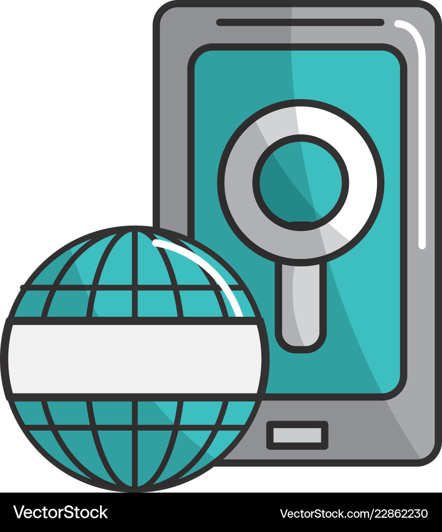 Isolated web hosting design Vector Image