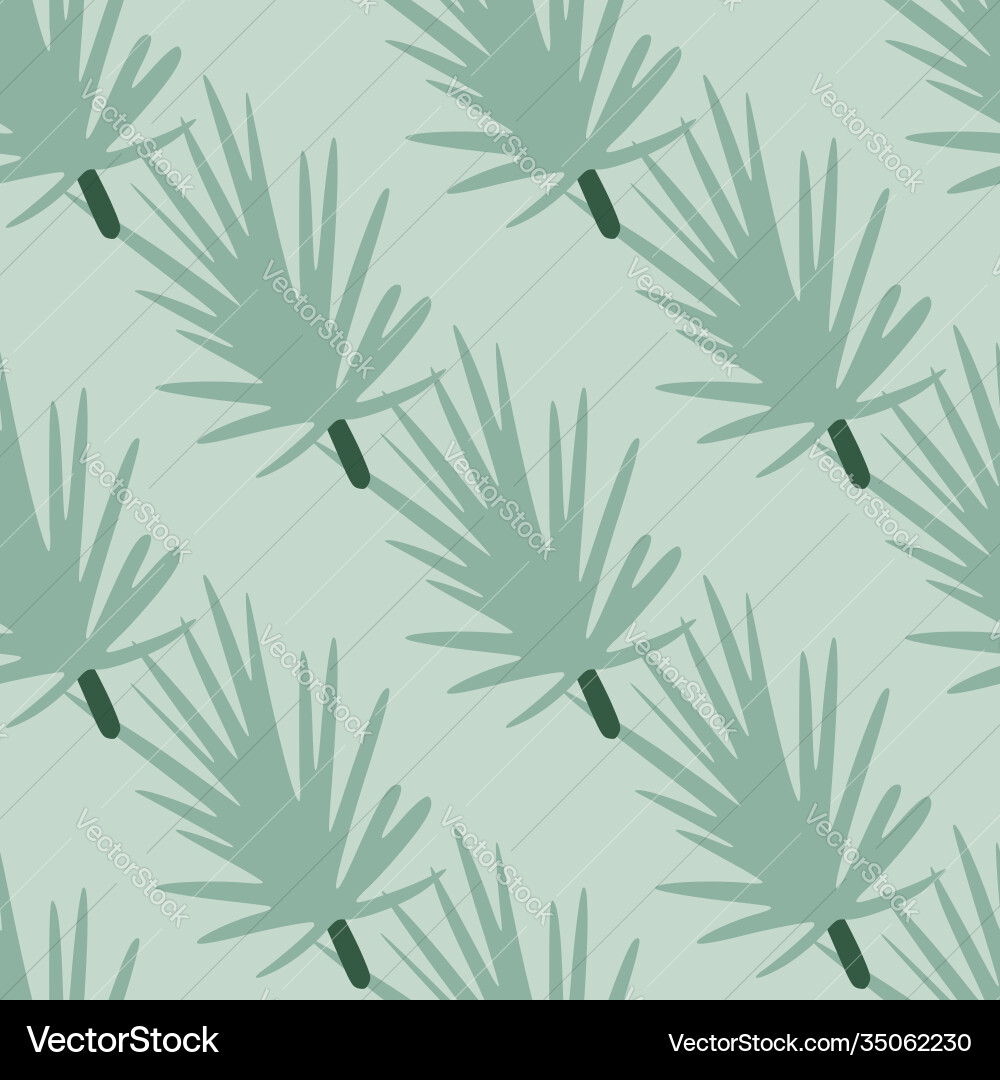 Pine branches foliage print seamless pattern Vector Image