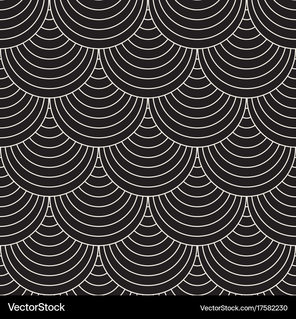Rounded Line Pattern - Abstract vector image