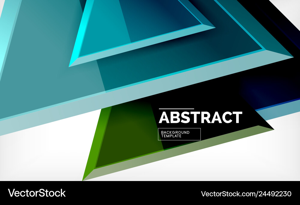 Triangular low poly background design Triangular low poly background design vector image