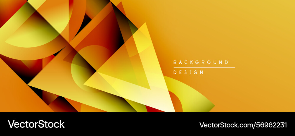 Abstract geometric shapes overlap creating Abstract geometric shapes overlap creating Vector Image