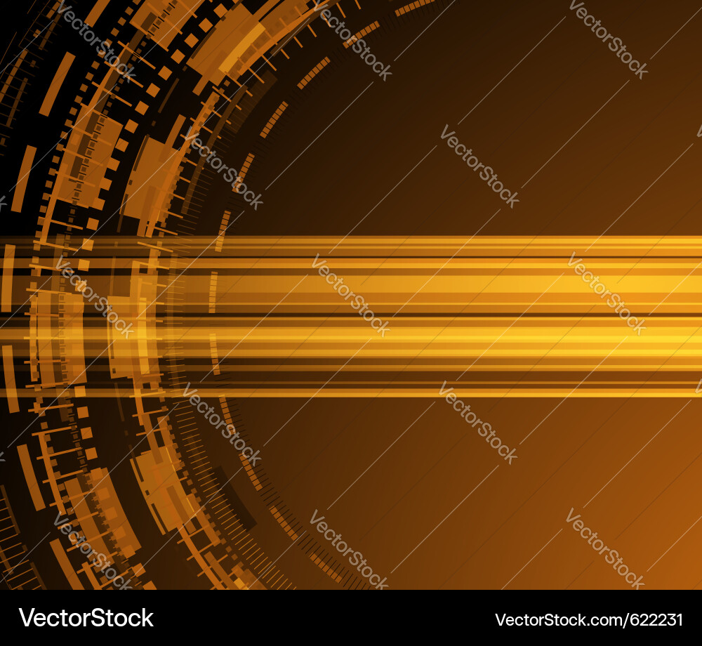 Abstract Golden Lines Background Vector Image