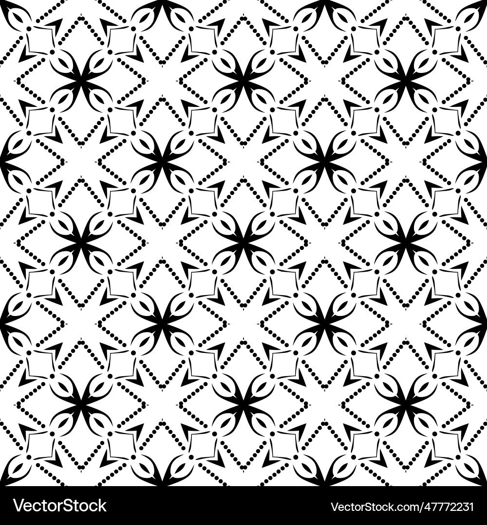 Abstract seamless pattern repeated design on white Vector Image