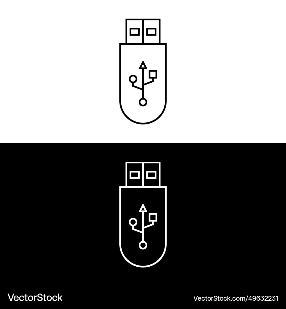 Flashdisk external memory icon Flashdisk external memory icon vector image