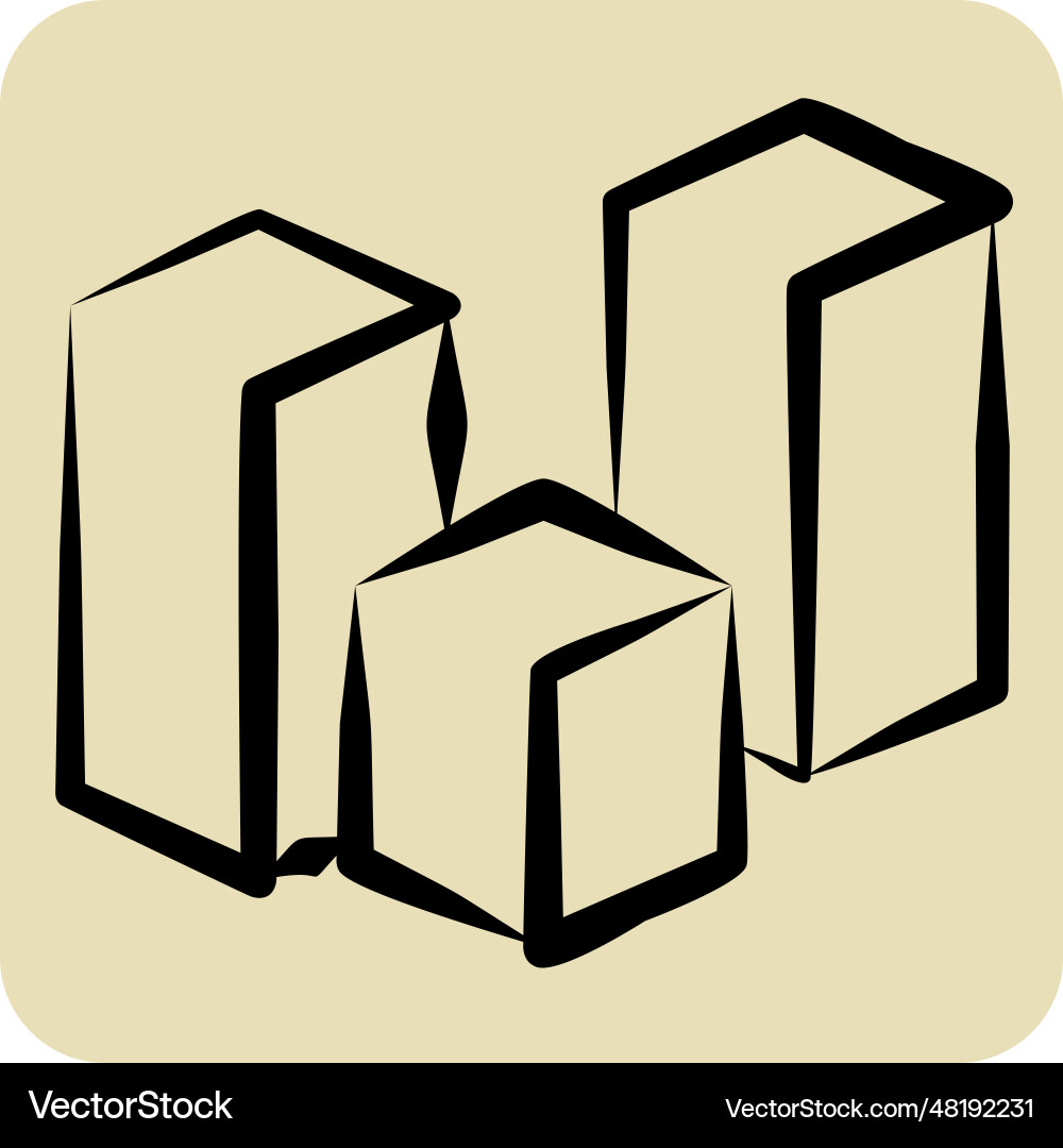 Icon 3d visualication related to visualization Vector Image