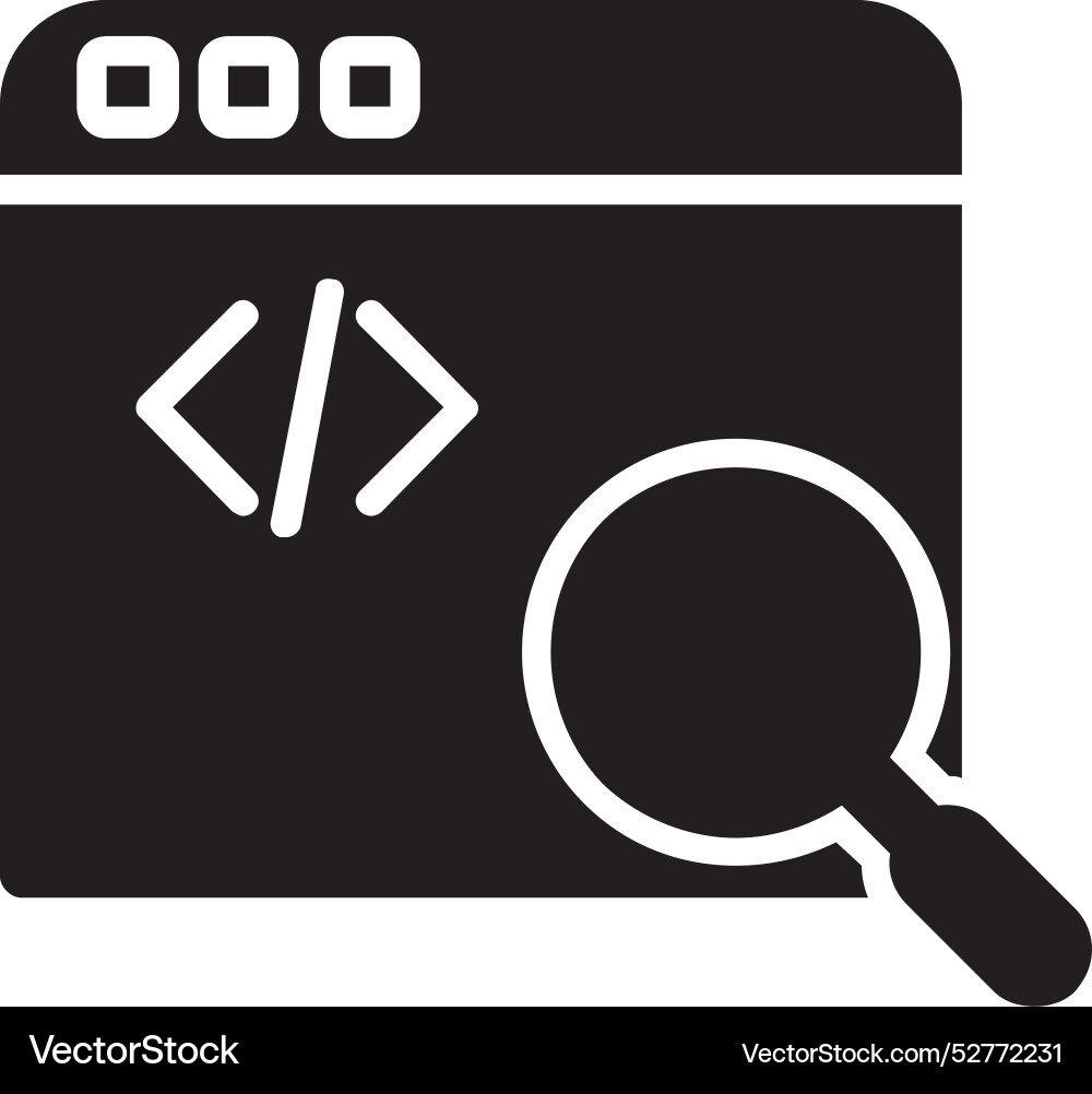Web development icon design Vector Image