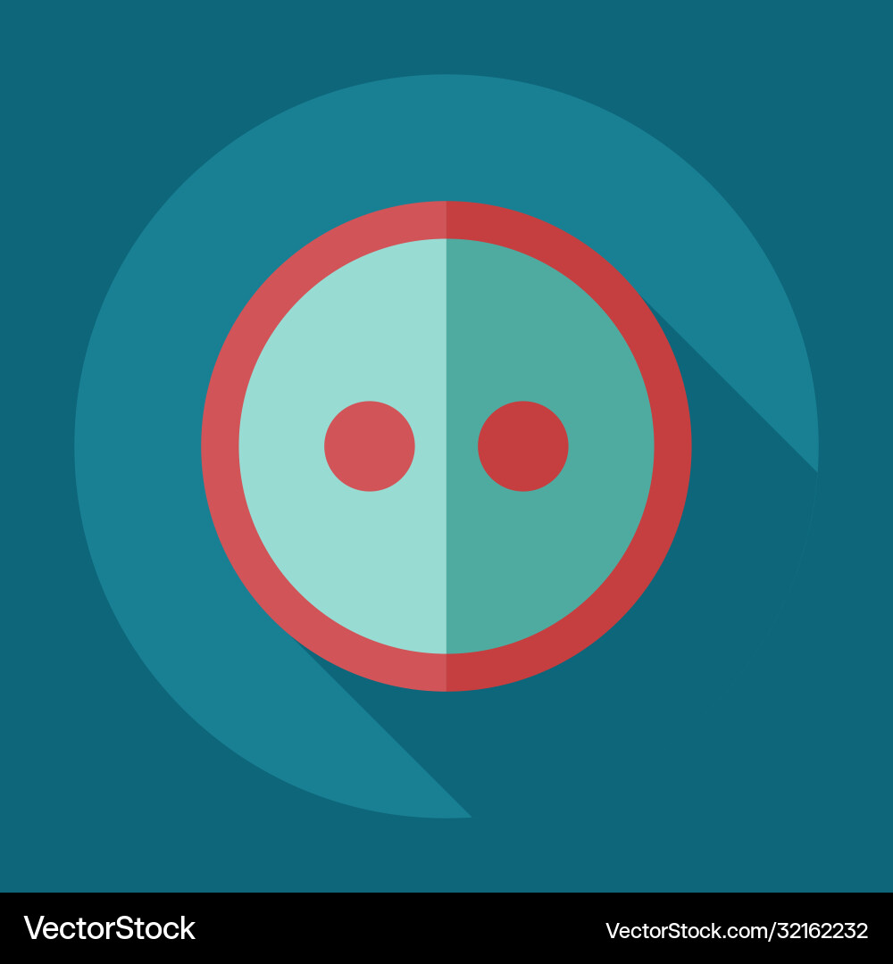 Flat modern design with shadow icons button Flat modern design with shadow icons button Vector Image