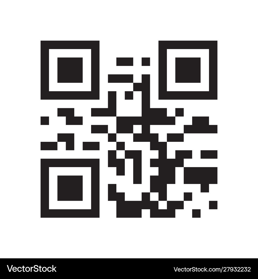 Image is an example a qr code for reading Image is an example a qr code for reading vector image
