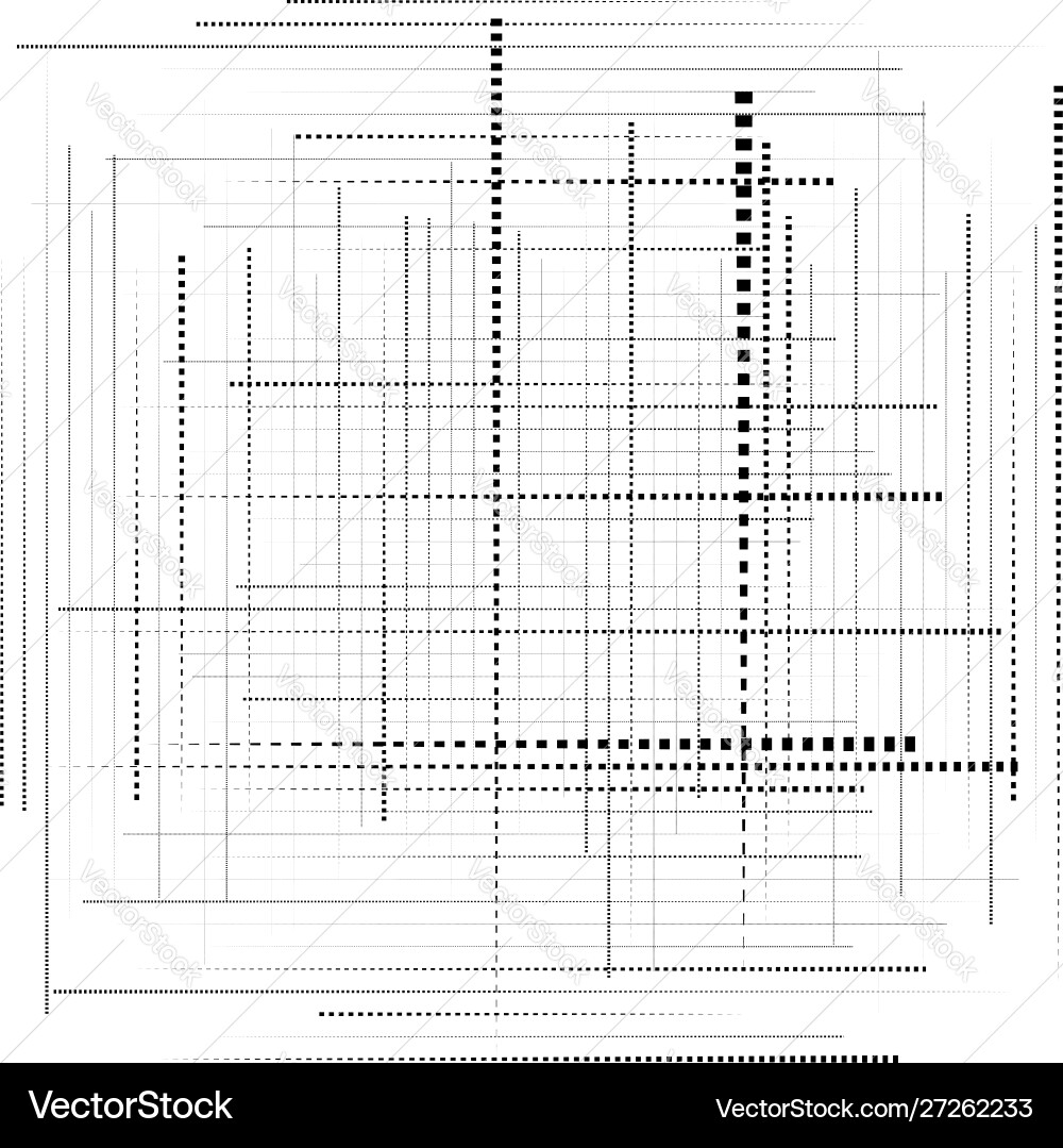 Abstract grid mesh random scatter chunks Abstract grid mesh random scatter chunks vector image