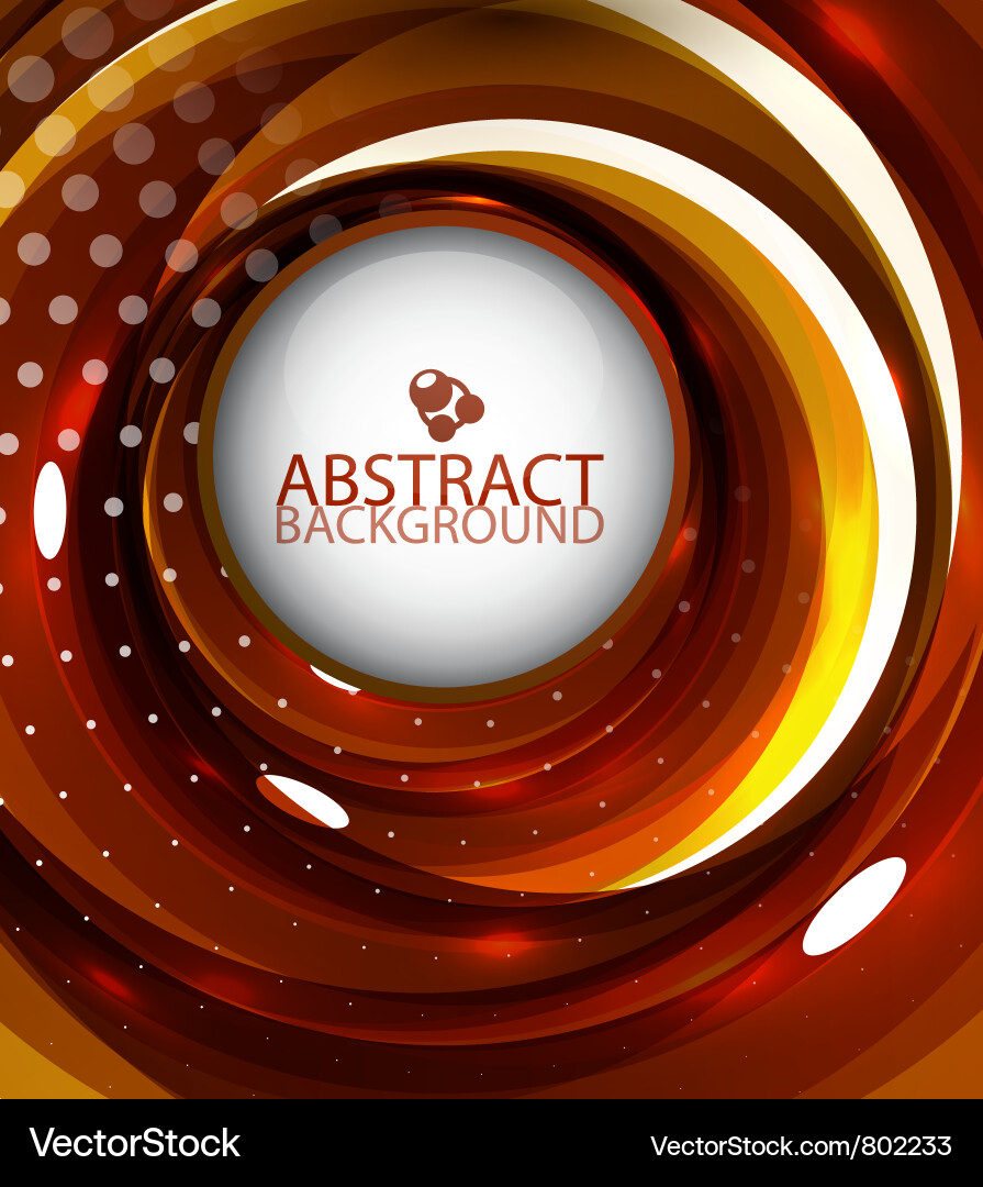 Abstract Red Swirl Background vector image