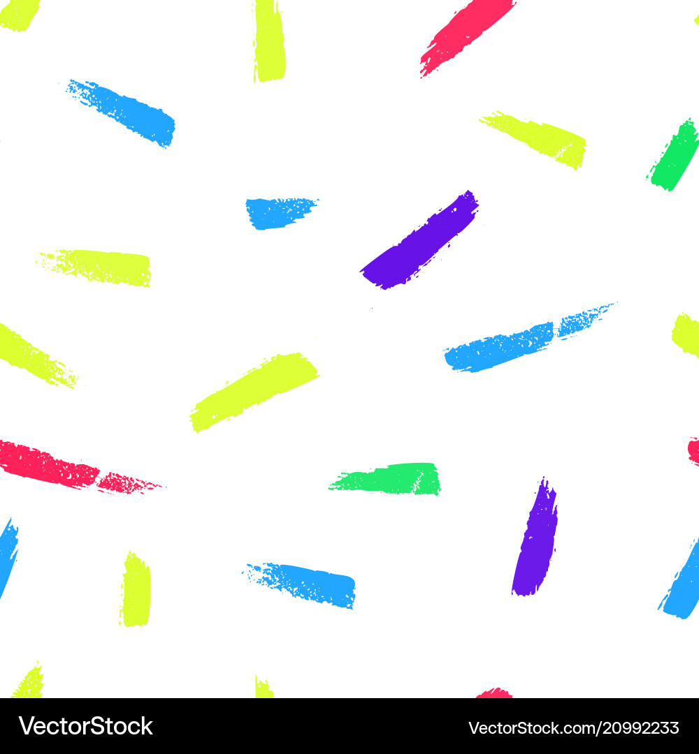Dry brushes seamless pattern minimalistic Dry brushes seamless pattern minimalistic Vector Image