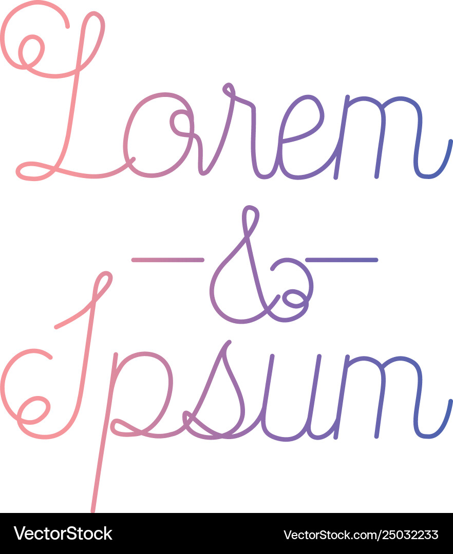 Message with hand made font vector image