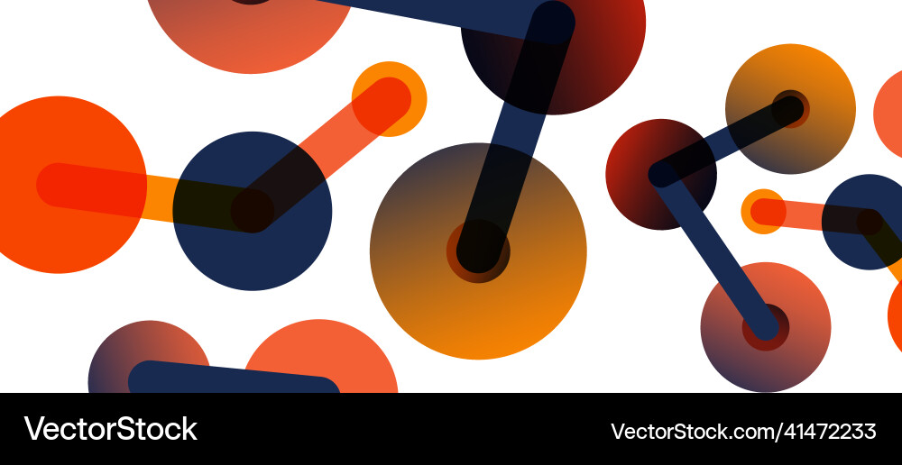 Network concept abstract background dots Vector Image