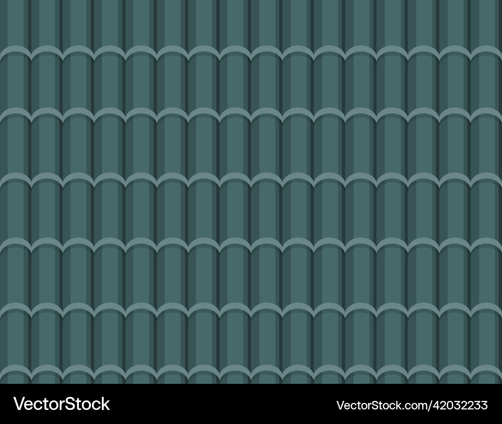 Seamless tile roof textured pattern of repeat Seamless tile roof textured pattern of repeat Vector Image
