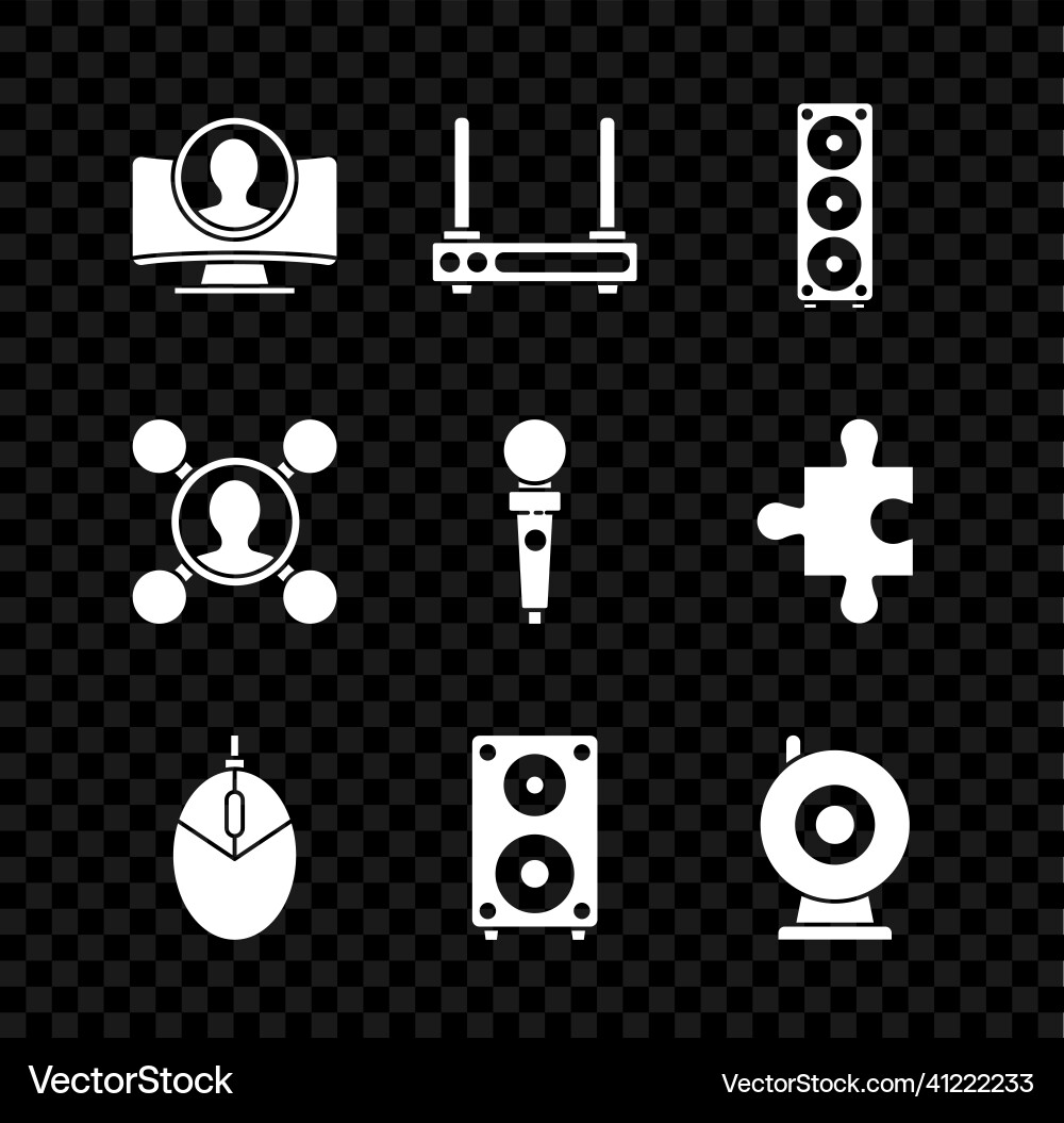 Set create account screen router and wi-fi signal Set create account screen router and wi-fi signal vector image