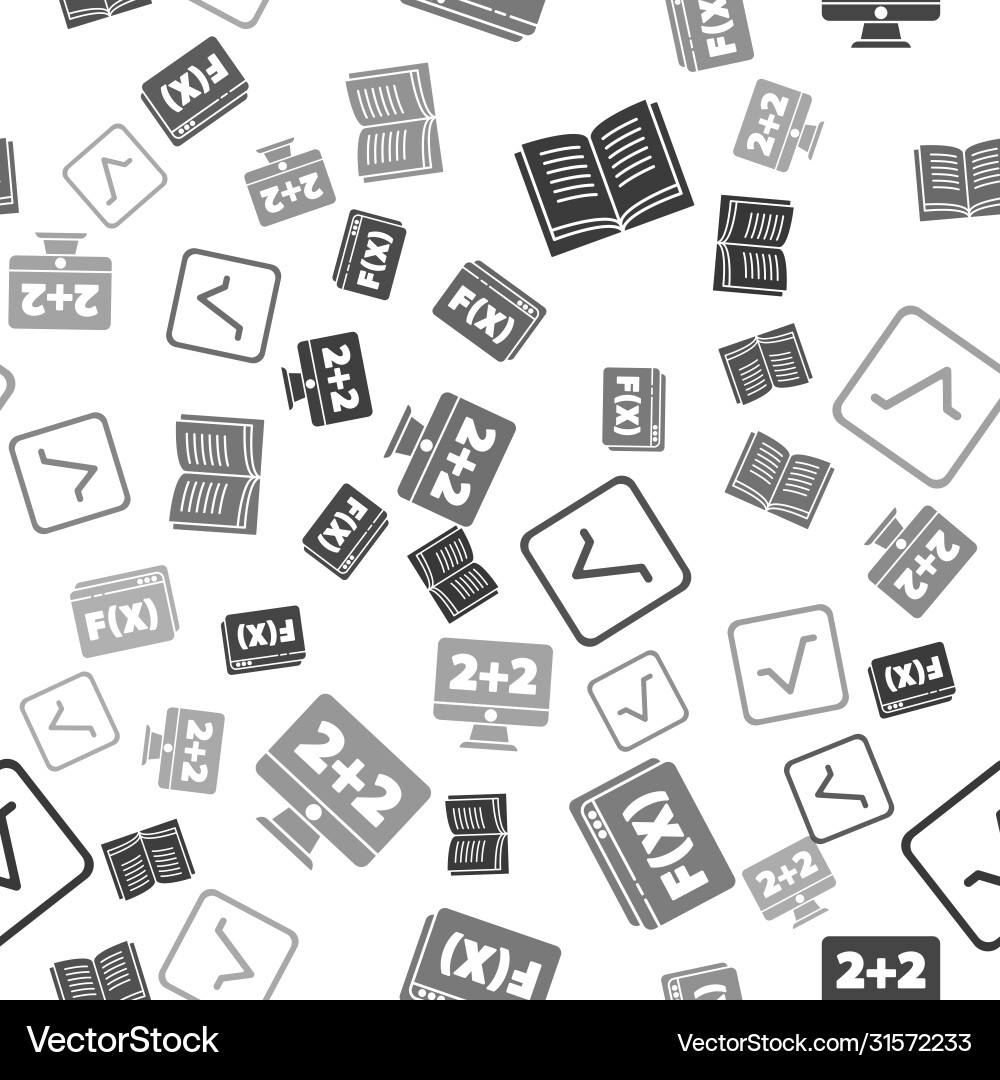 Set open book function mathematical symbol Set open book function mathematical symbol vector image