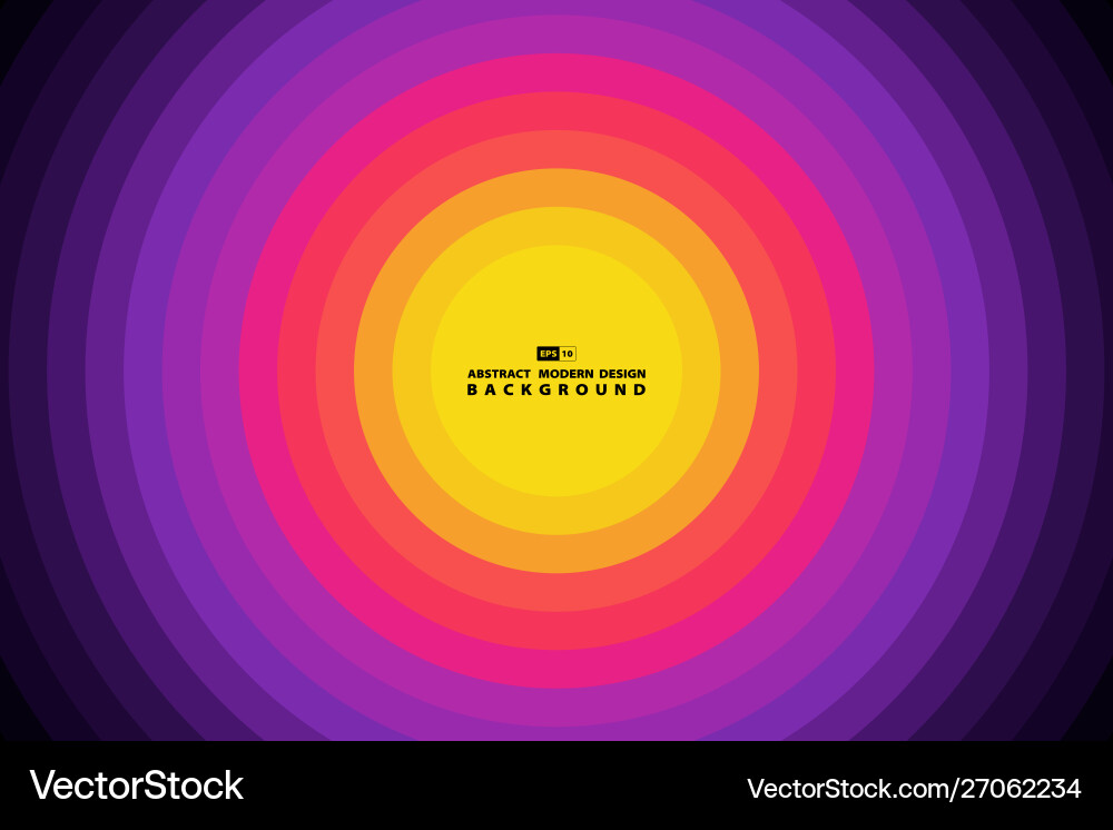 Abstract colorful circle geometric pattern tech Abstract colorful circle geometric pattern tech vector image