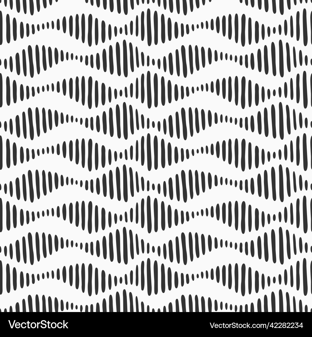 Abstract hand drawn seamless pattern with dashed Abstract hand drawn seamless pattern with dashed vector image