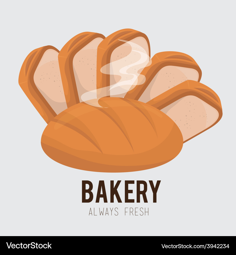 Bakery design Royalty Free Vector Image - VectorStock