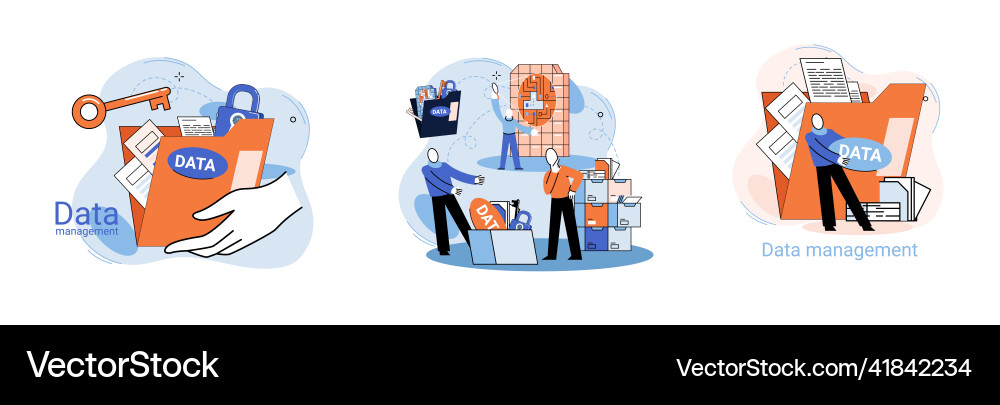 Big data analytics platform management Big data analytics platform management vector image