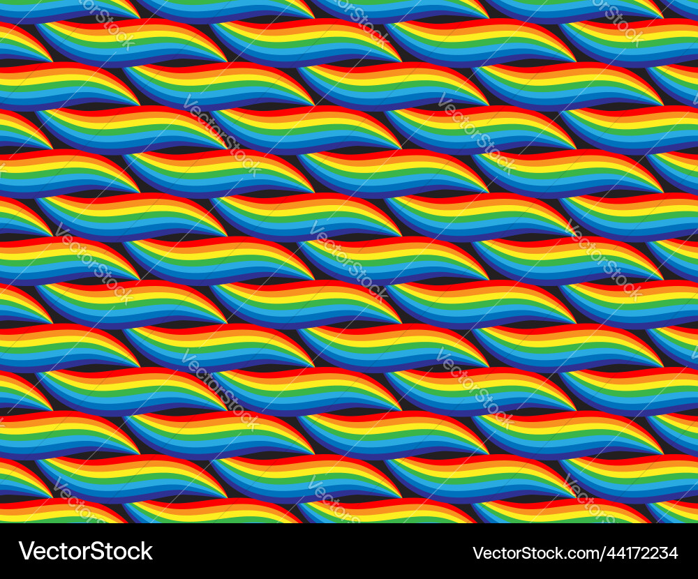 Rainbow pattern seamless colorful background Rainbow pattern seamless colorful background vector image