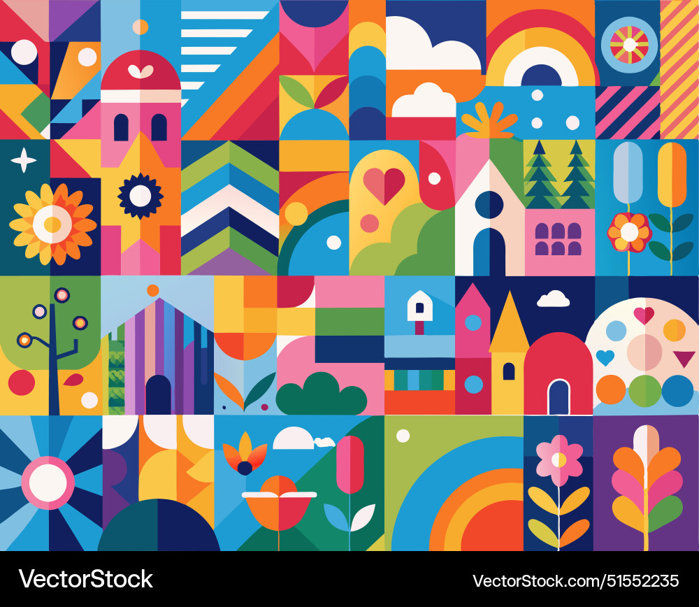 Abstract background with lines and colors vector image