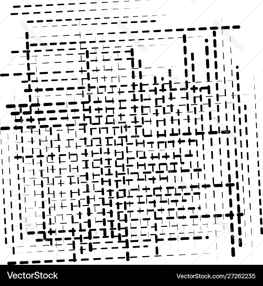 Abstract grid mesh random scatter chunks Abstract grid mesh random scatter chunks vector image