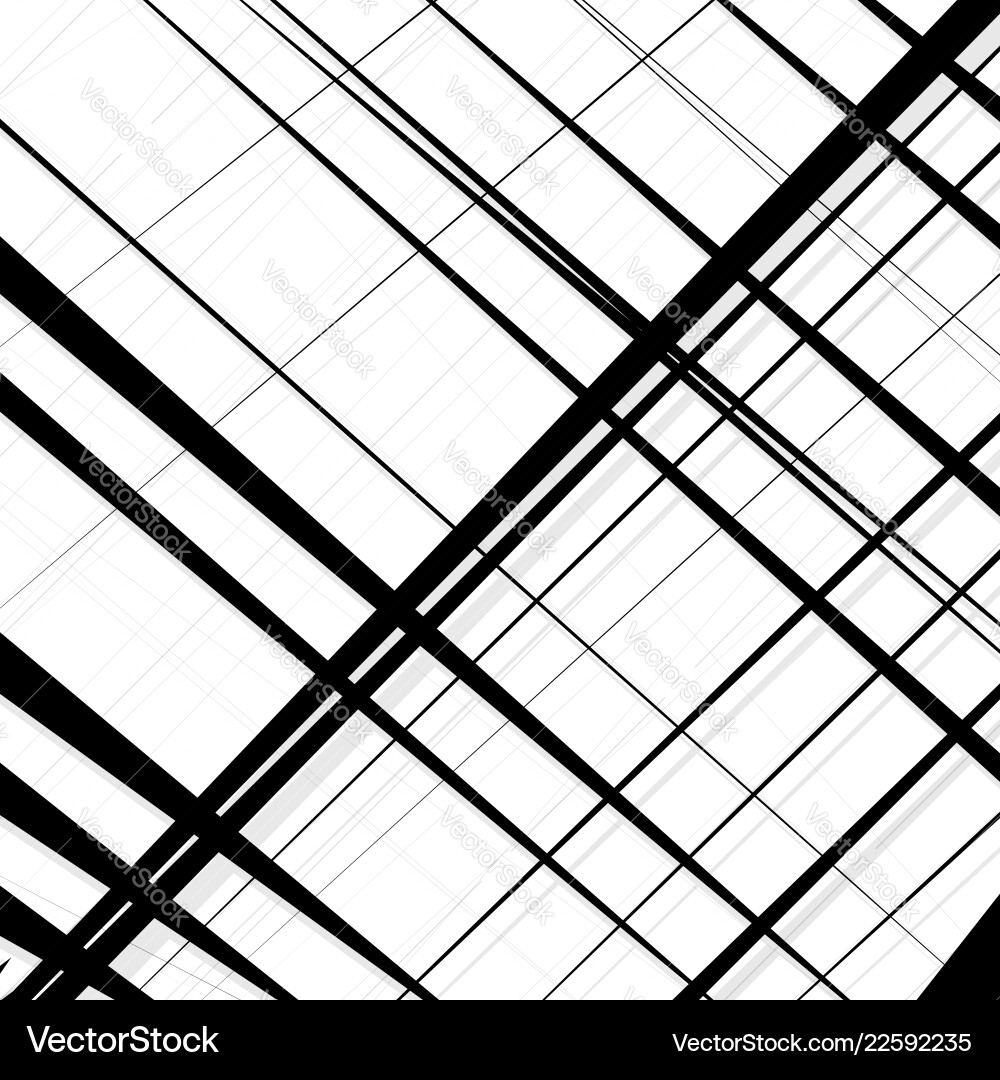 Abstract irregular lines pattern background vector image