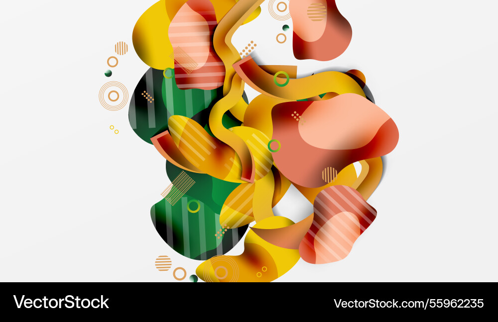 Abstract liquid shapes and lines background Abstract liquid shapes and lines background vector image