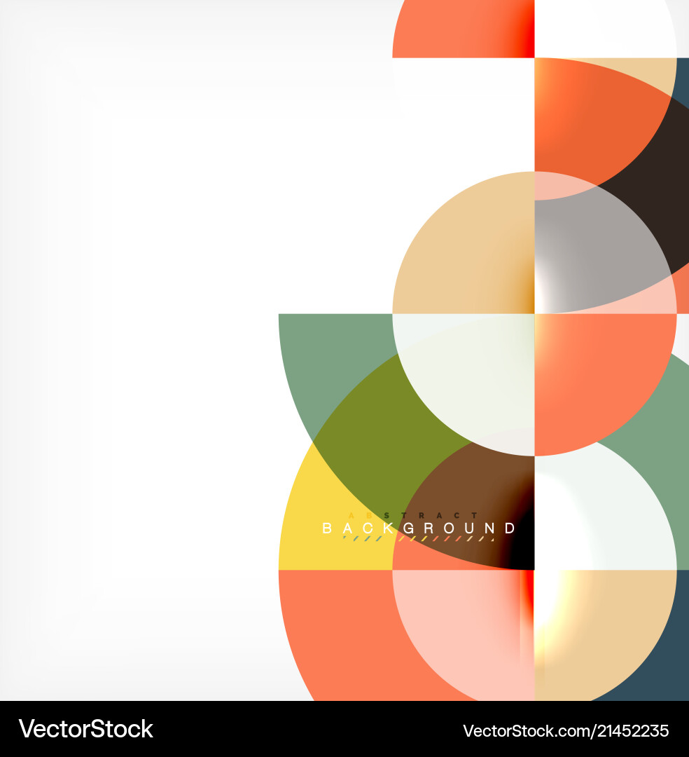 Modern circle abstract background Modern circle abstract background vector image