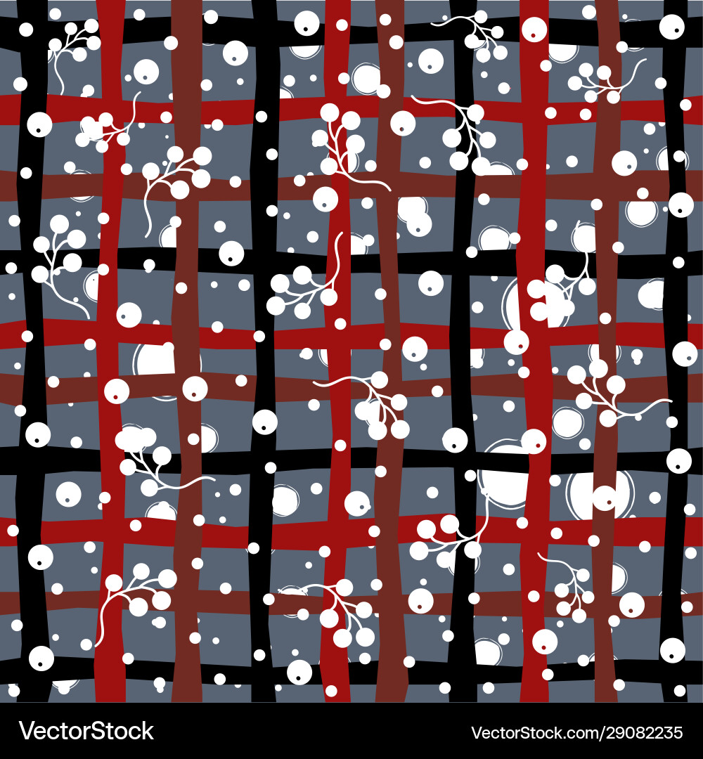 Seamless pattern with berries on subtle background Seamless pattern with berries on subtle background vector image