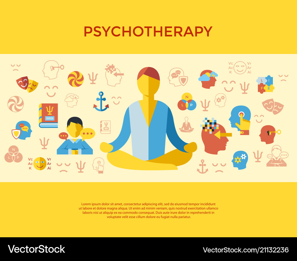 Digital neuro linguistic programming Digital neuro linguistic programming vector image
