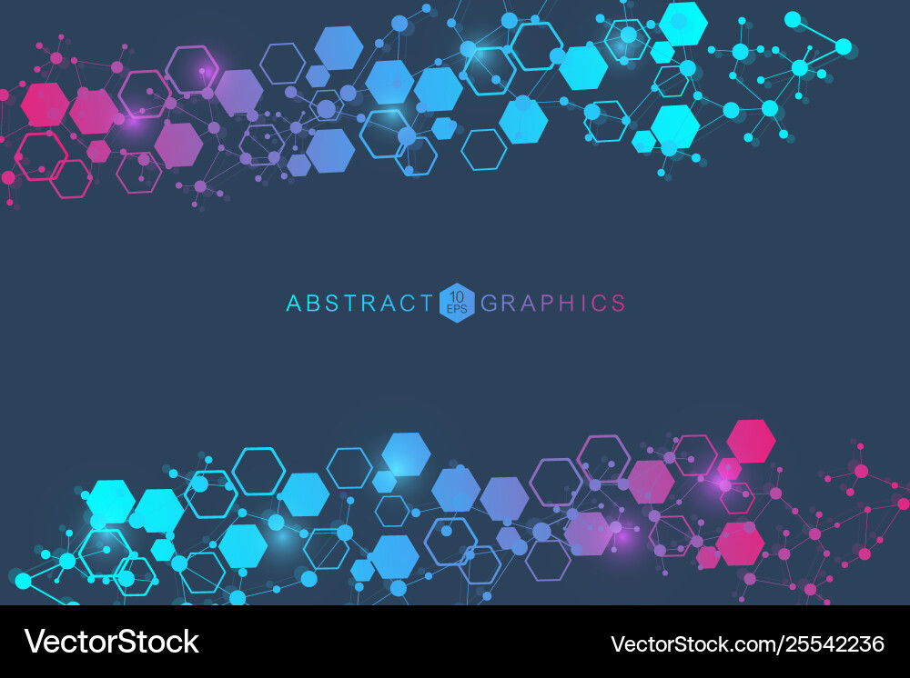 Science network pattern connecting lines and dots Science network pattern connecting lines and dots vector image