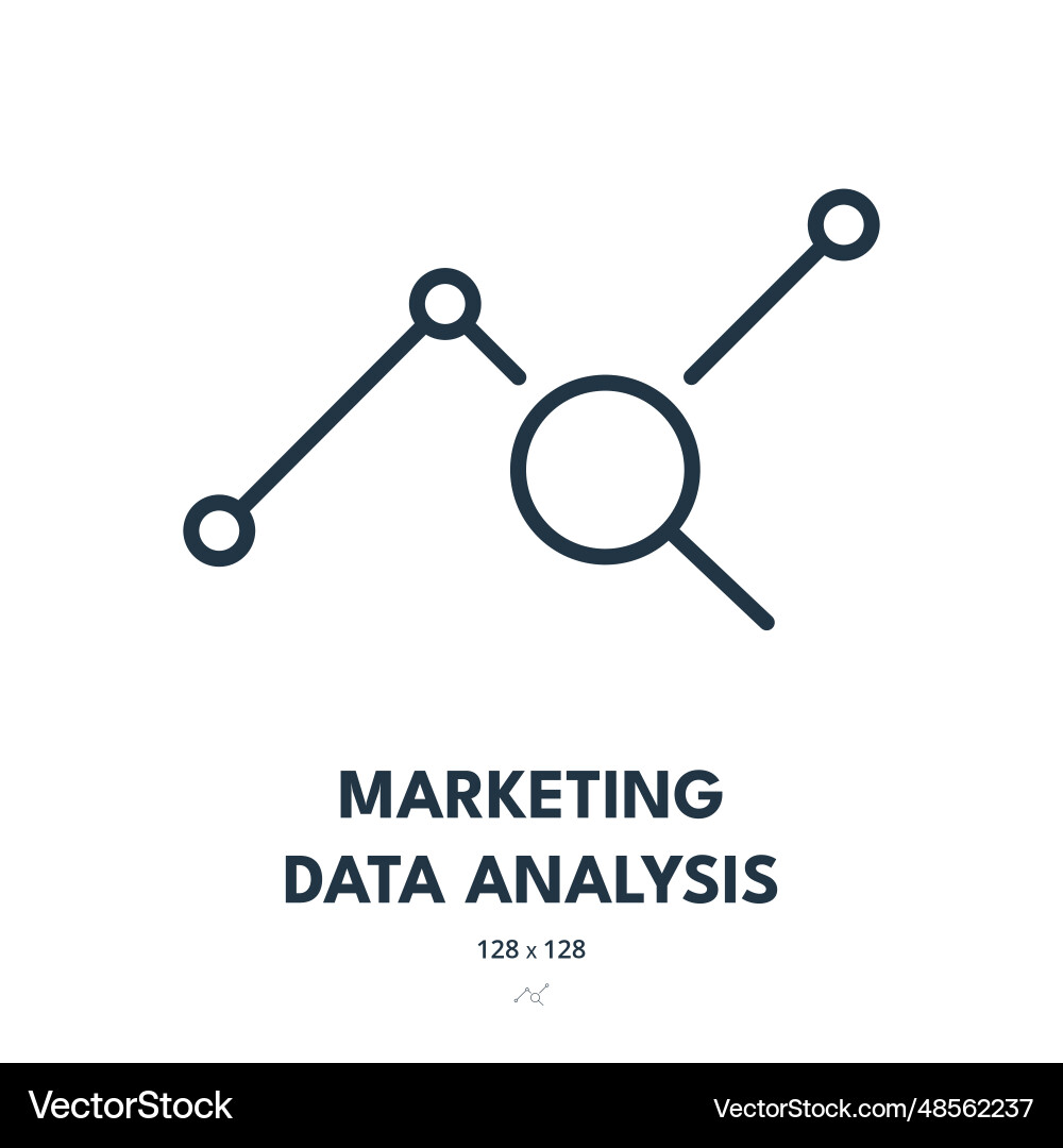 Marketing data analysis icon report analytics Marketing data analysis icon report analytics vector image