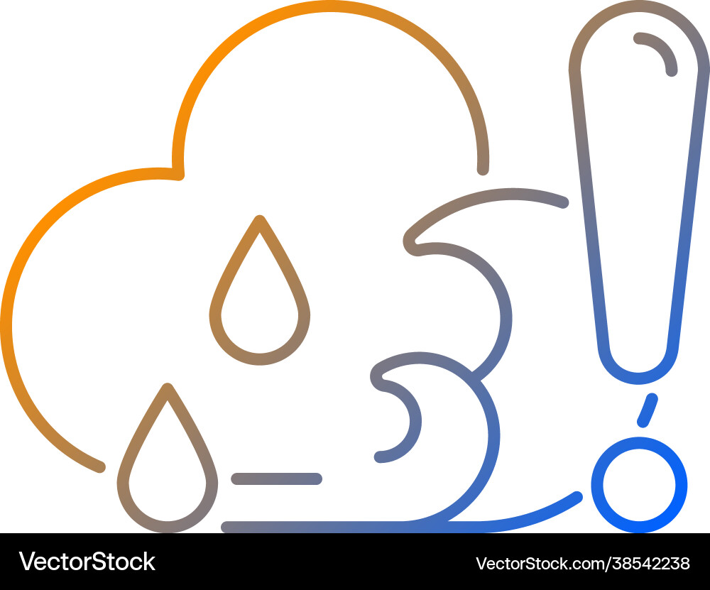 Checking weather before surfing gradient linear Checking weather before surfing gradient linear vector image