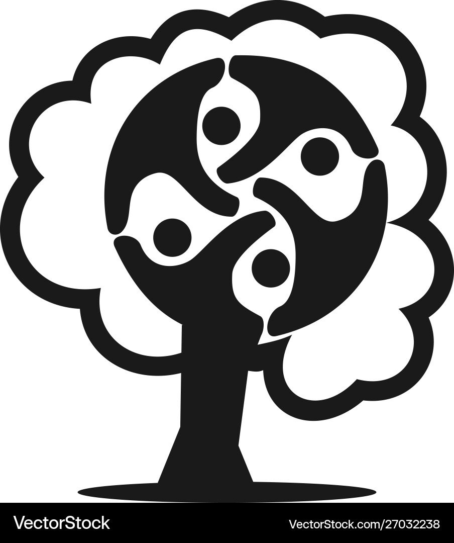 Commitment Teamwork zusammen Geschäft schwarzes Logo Commitment Teamwork zusammen Geschäft schwarzes Logo vektorbild