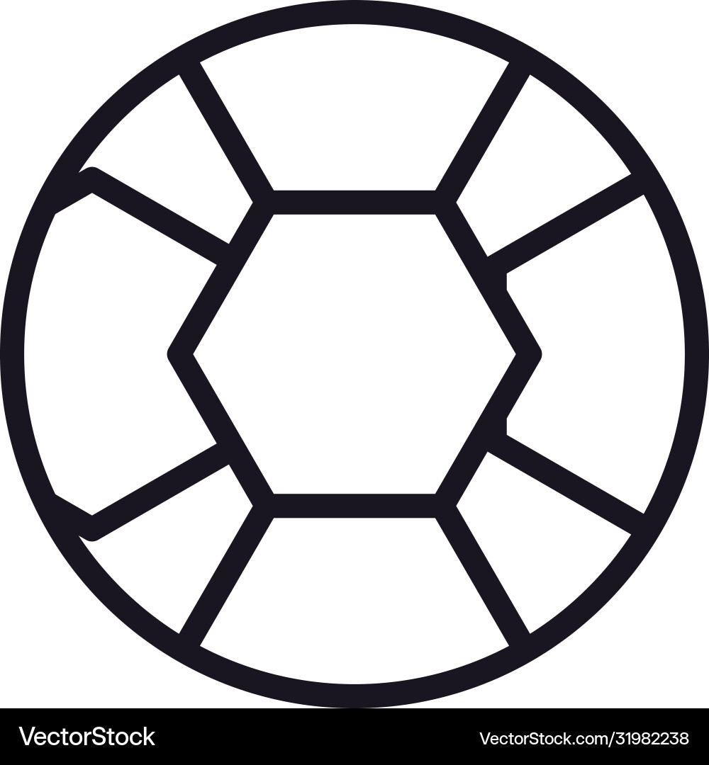 Geometric and abstract circle line style icon Geometric and abstract circle line style icon Vector Image