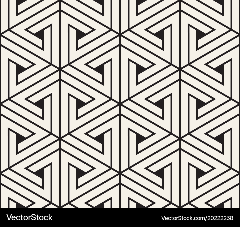 Geometric Triangle Pattern vector image