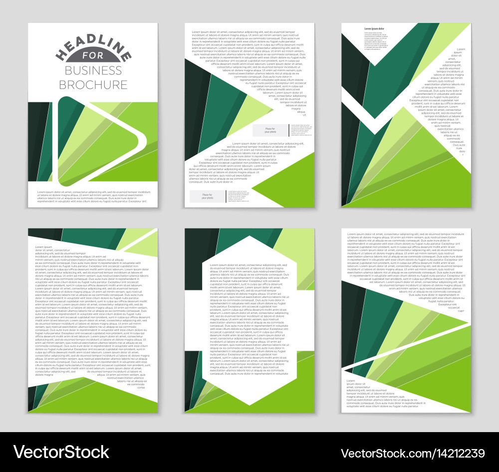 Abstract layout background set for art vector image