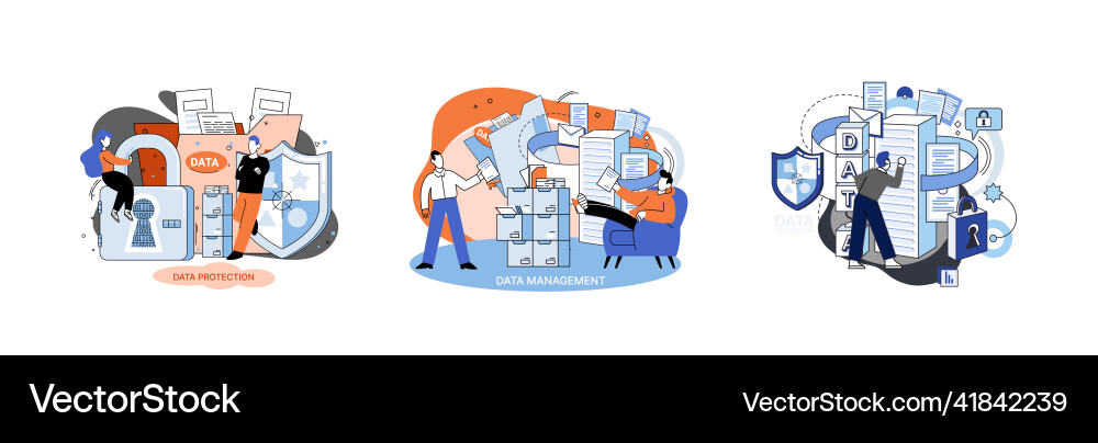Big data analytics platform management Big data analytics platform management vector image