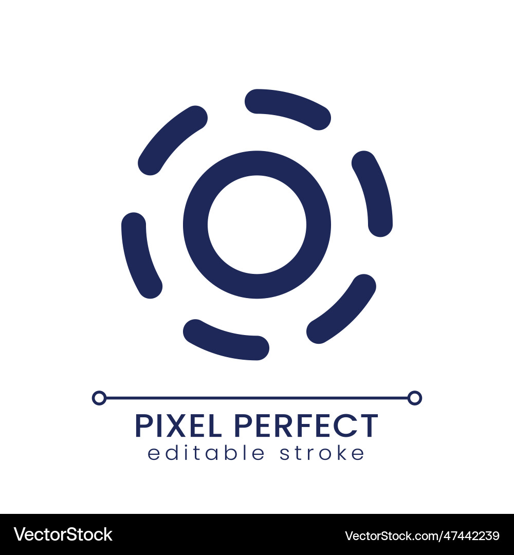 Breathe animation effect pixel perfect linear ui Breathe animation effect pixel perfect linear ui Vector Image