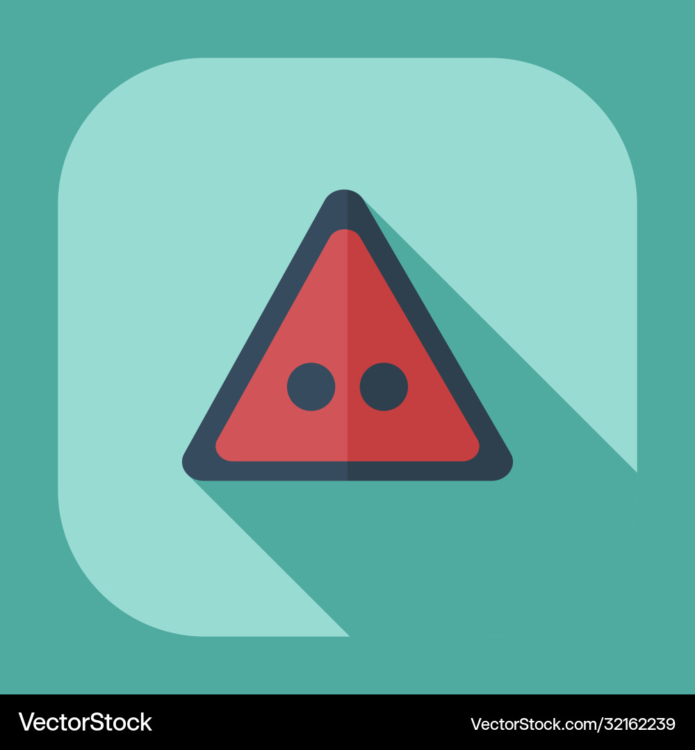 Flat modern design with shadow icons button Vector Image