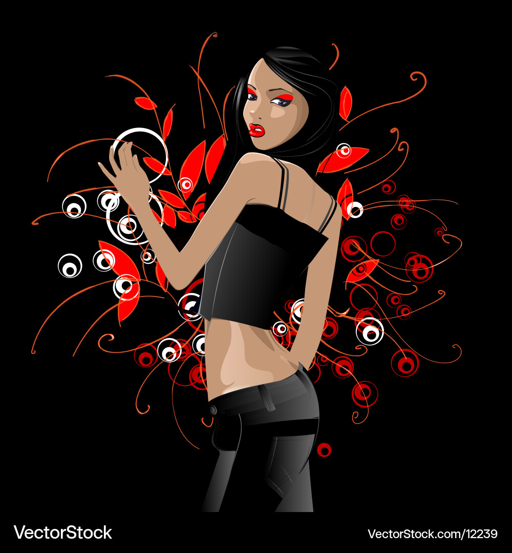 Girl Royalty Free Vector Image - VectorStock