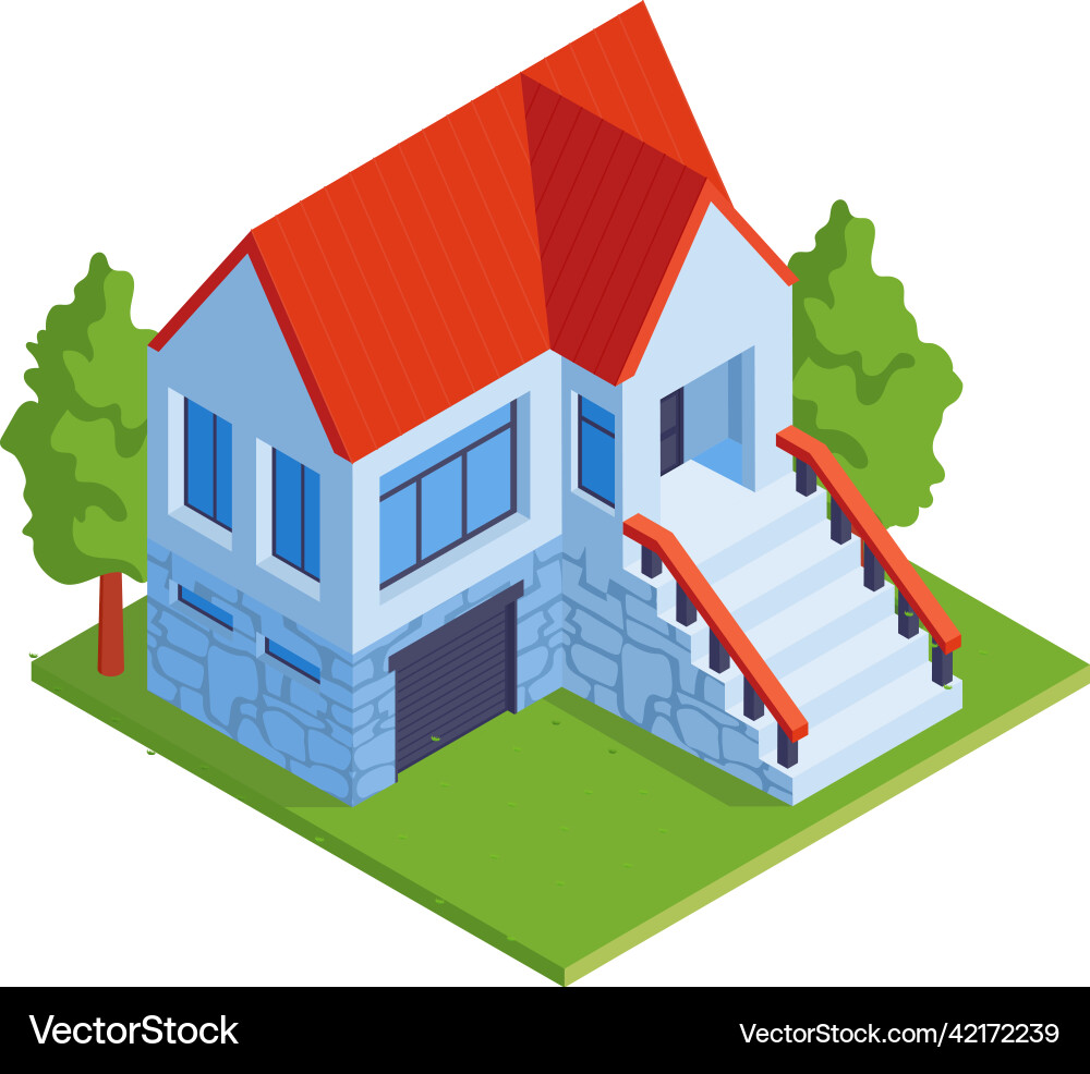 Modern building icon Royalty Free Vector Image