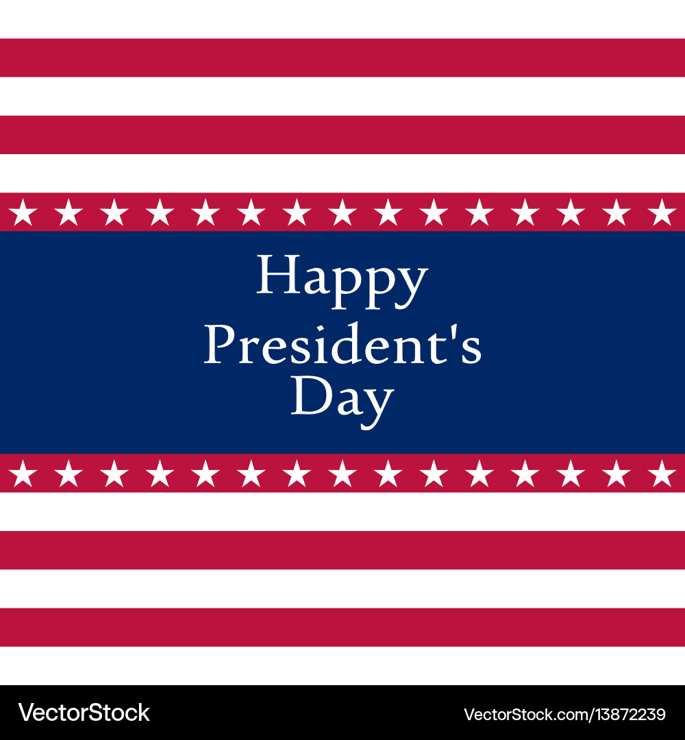President s day in the united states President s day in the united states Vector Image