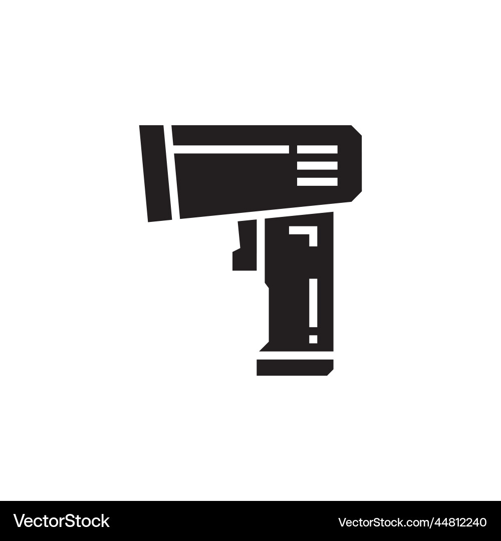 Barcode reader icon computer component solid Barcode reader icon computer component solid vector image